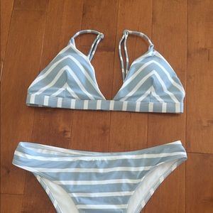 SHEIN Striped Bikini Set